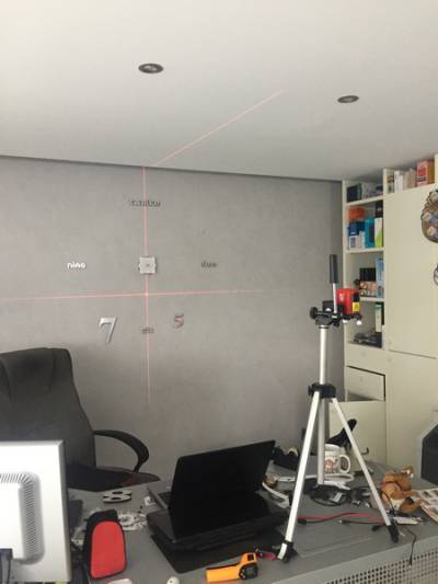 Laser bei der Arbeit